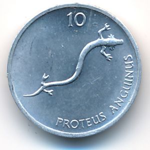 Словения, 10 стотинов (1992 г.)