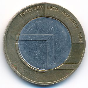 Slovenia, 500 tolarjev, 2003
