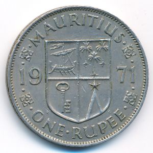 Маврикий, 1 рупия (1971 г.)