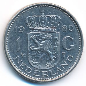 Нидерланды, 1 гульден (1980 г.)