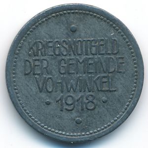 Фовинкель., 50 пфеннигов (1918 г.)
