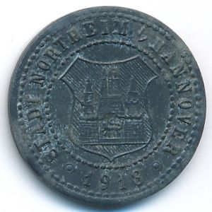 Нортхайм., 10 пфеннигов (1918 г.)