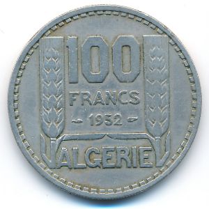 Алжир, 100 франков (1952 г.)