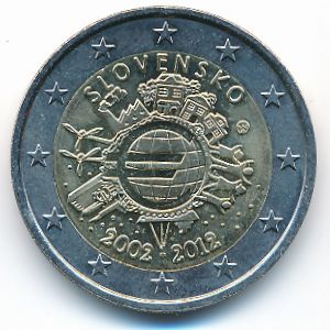 Словакия, 2 евро (2012 г.)
