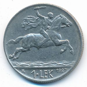 Албания, 1 лек (1927 г.)