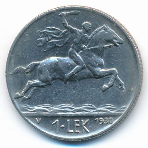 Албания, 1 лек (1930 г.)