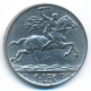 Албания, 1 лек (1930 г.)