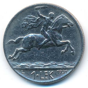 Албания, 1 лек (1931 г.)