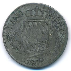 Бавария, 6 крейцеров (1807 г.)
