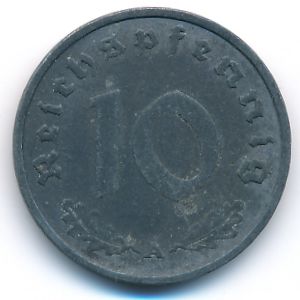 Третий Рейх, 10 рейхспфеннигов (1940 г.)