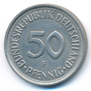 ФРГ, 50 пфеннигов (1990 г.)