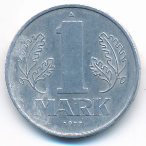 German Democratic Republic, 1 mark, 1977