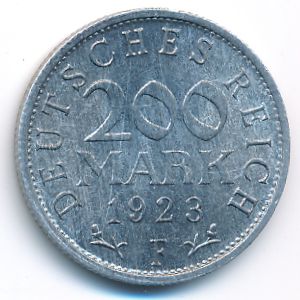 Веймарская республика, 200 марок (1923 г.)