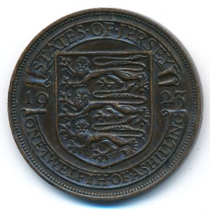 Джерси, 1/12 шиллинга (1923 г.)