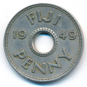 Фиджи, 1 пенни (1949 г.)
