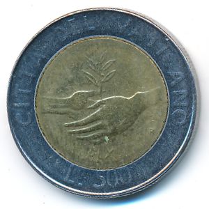 Ватикан, 500 лир (1984 г.)