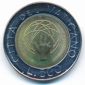 Ватикан, 500 лир (1983 г.)