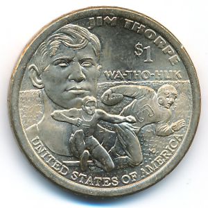 США, 1 доллар (2018 г.)