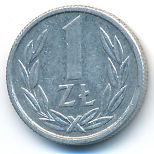 Польша, 1 злотый (1989 г.)