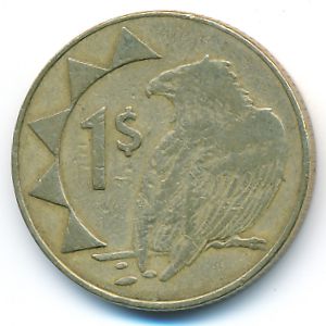 Namibia, 1 dollar, 1998