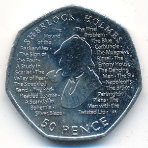 Великобритания, 50 пенсов (2019 г.)