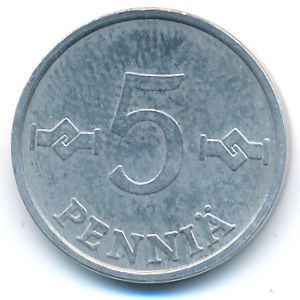 Финляндия, 5 пенни (1981 г.)