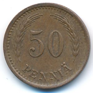 Финляндия, 50 пенни (1942 г.)