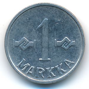 Finland, 1 markka, 1956
