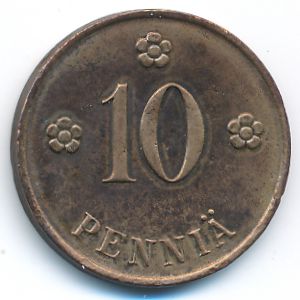 Финляндия, 10 пенни (1935 г.)