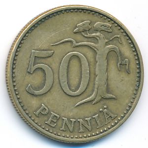 Финляндия, 50 пенни (1963 г.)