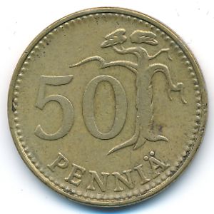 Финляндия, 50 пенни (1971 г.)