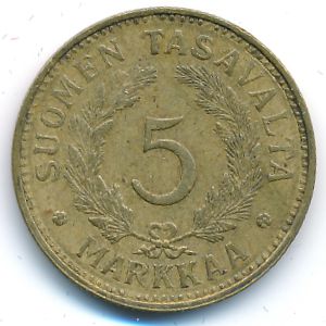 Финляндия, 5 марок (1949 г.)