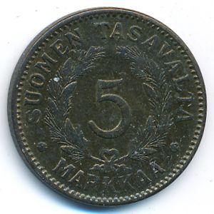 Финляндия, 5 марок (1946 г.)