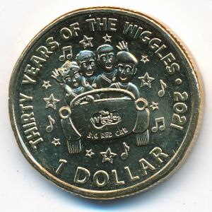 Австралия, 1 доллар (2021 г.)