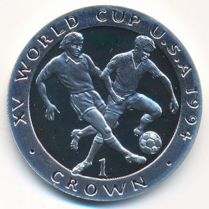 Остров Мэн, 1 крона (1994 г.)