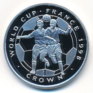 Остров Мэн, 1 крона (1998 г.)