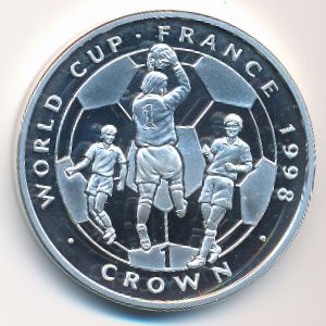 Остров Мэн, 1 крона (1998 г.)