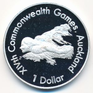 Новая Зеландия, 1 доллар (1989 г.)