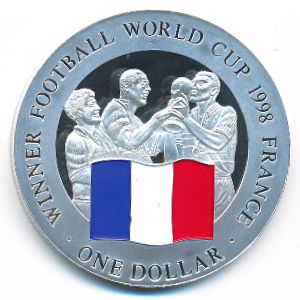 Острова Кука, 1 доллар (2001 г.)