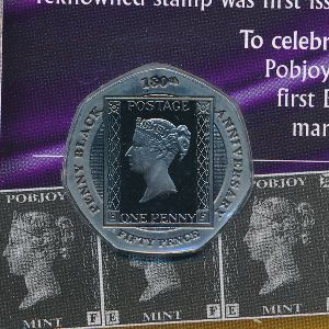 Гибралтар, 50 пенсов (2020 г.)