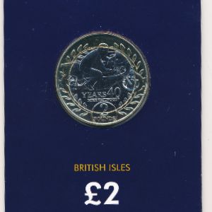 Остров Мэн, 2 фунта (2018 г.)
