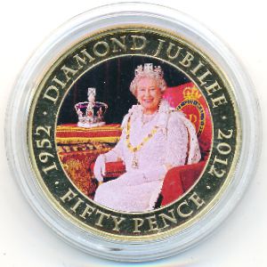 Jersey, 50 pence, 2011