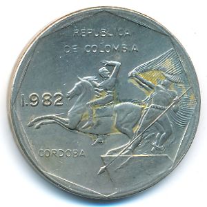 Колумбия, 10 песо (1982 г.)