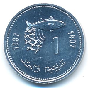Марокко, 1 сантим (1987 г.)