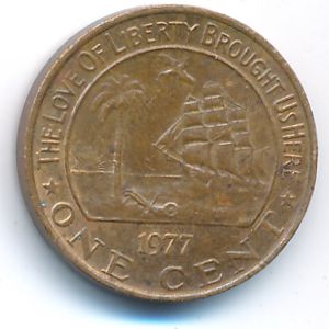 Liberia, 1 cent, 1977
