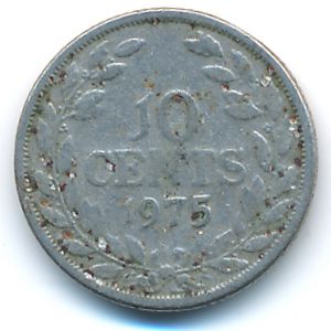 Либерия, 10 центов (1975 г.)
