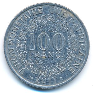 Западная Африка, 100 франков (2017 г.)