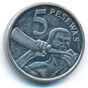 Ghana, 5 pesewas, 2012