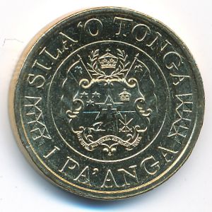 Тонга, 1 паанга (2015 г.)