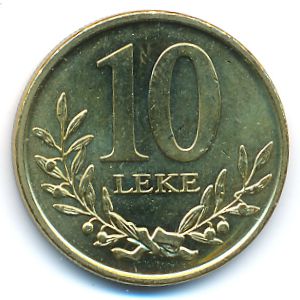 Албания, 10 лек (2013 г.)